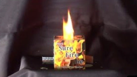 Load video: Sure Fire Cube - How to Light